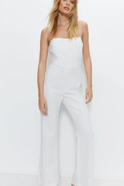 Premium Pearl Strap Jumpsuit
