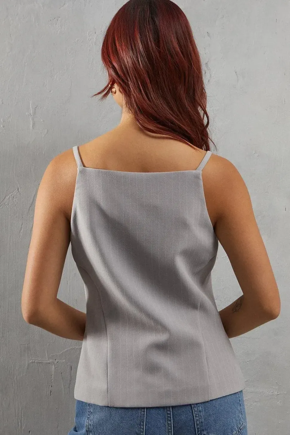 Premium Pinstripe Strappy Waistcoat
