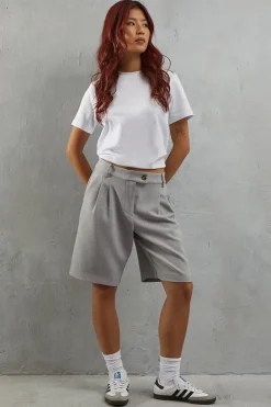 Premium Pinstripe Tailored Short