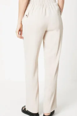 Premium Pocket Detail Utility Wide Leg Trouser