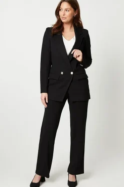 Premium Ponte Double Breasted Blazer