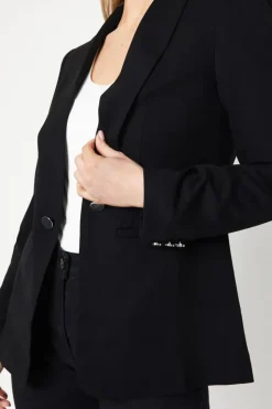 Premium Ponte Edge To Edge Blazer