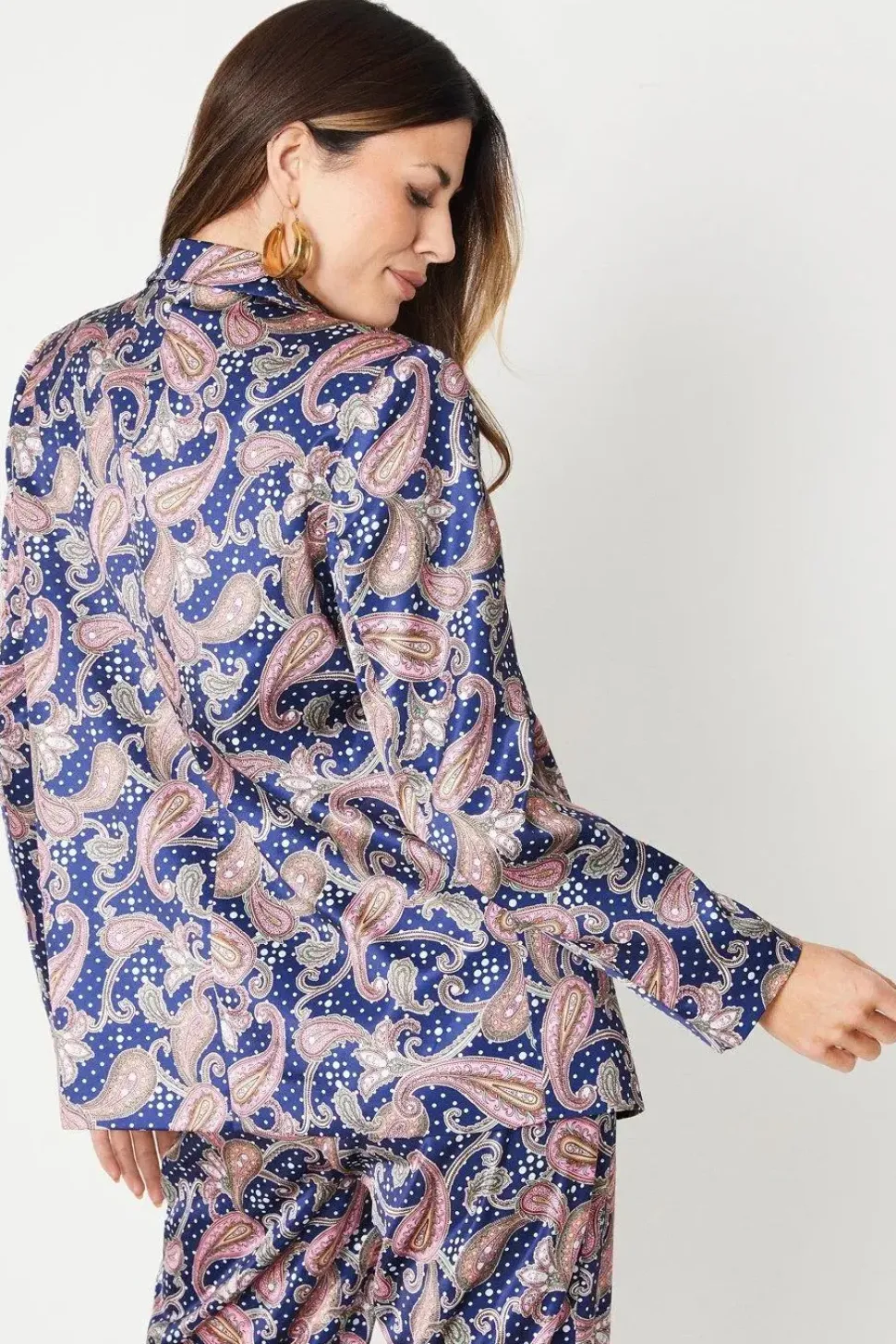 Premium Printed Single Breasted Blazer