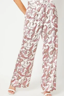 Premium Printed Wide Leg Trousers