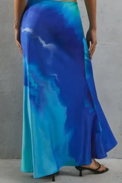 Premium Satin Midaxi Skirt