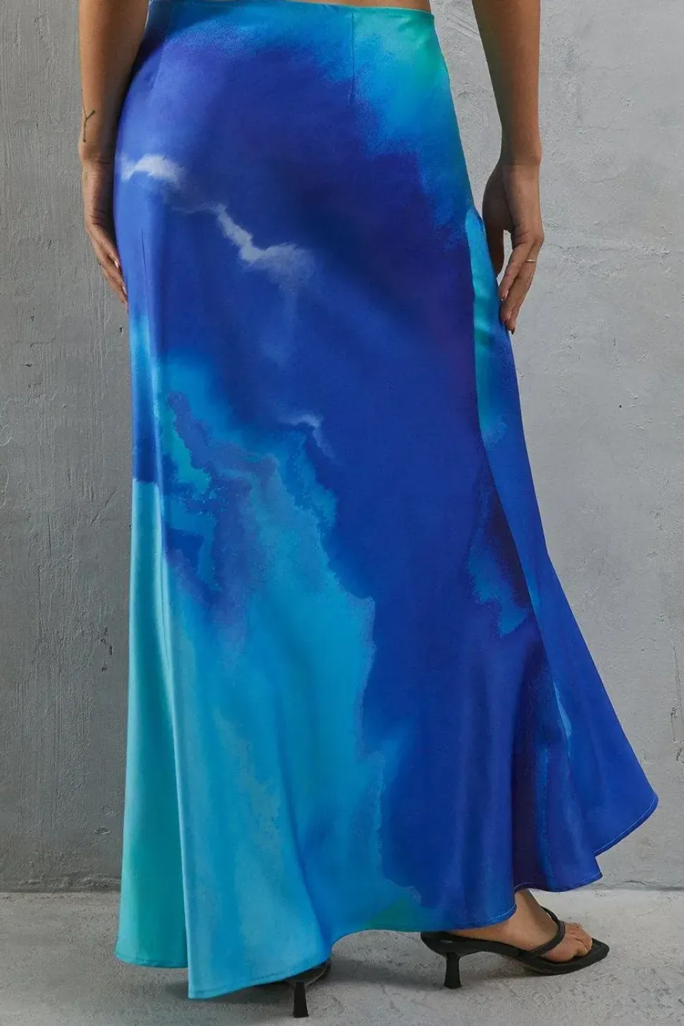 Premium Satin Midaxi Skirt