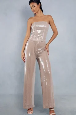 Premium Sequin Structured Corset Top