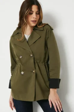 Premium Short Trench Coat