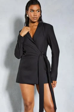 Premium Tailored Wrap Playsuit