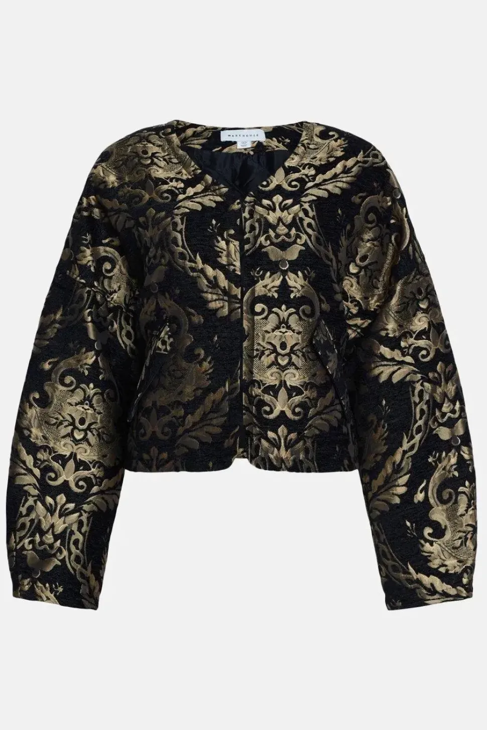 Premium Vintage Look Jacquard Coat