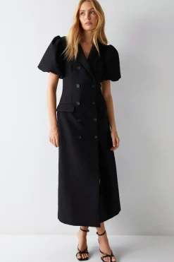 Premium Wrap Over Maxi Dress