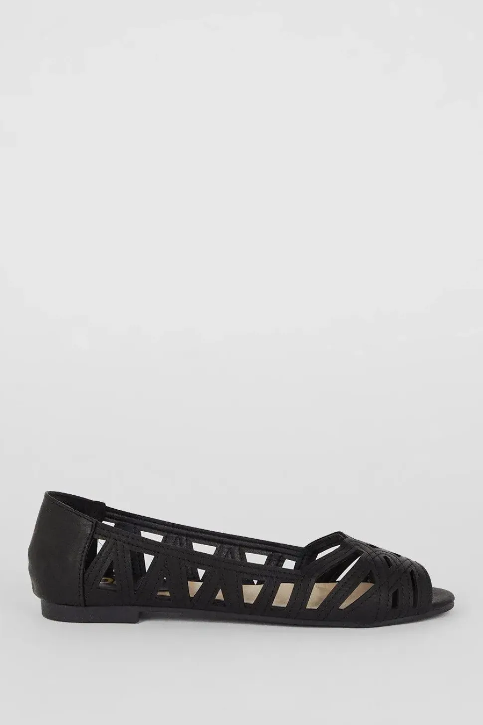 Prim Peep Toe Ballet Flats