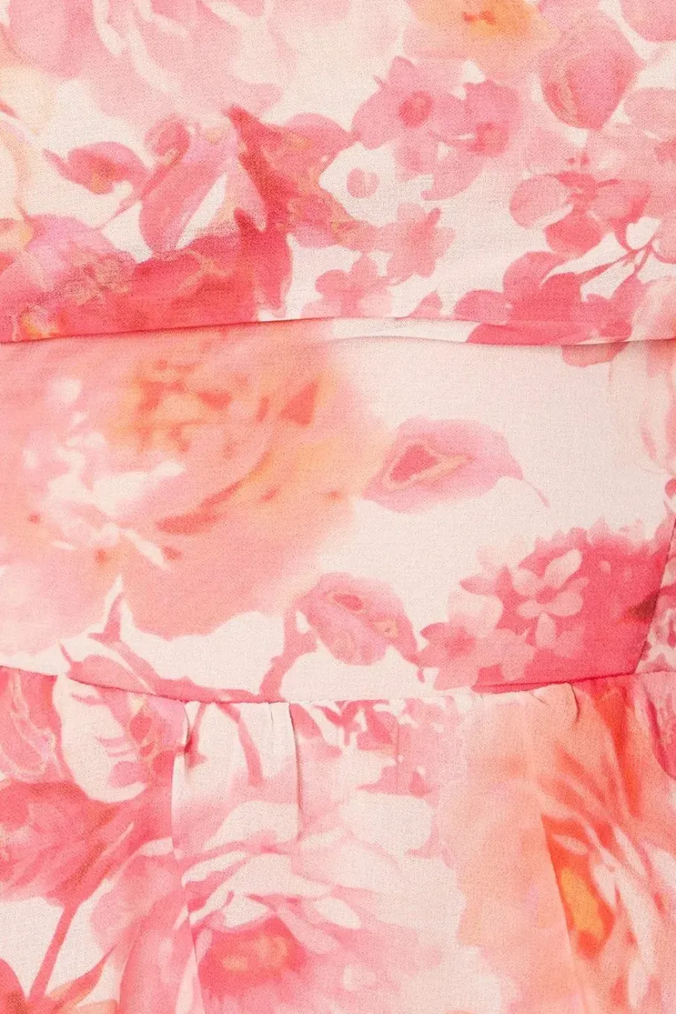 Printed Bardot Georgette Midi Dress