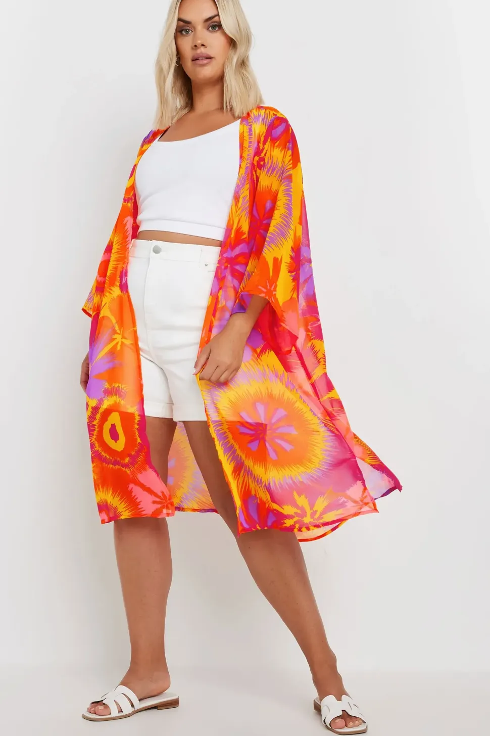 Printed Beach Kimono