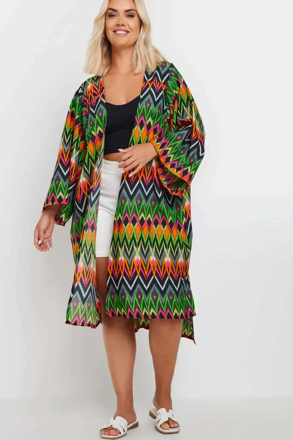 Printed Beach Kimono