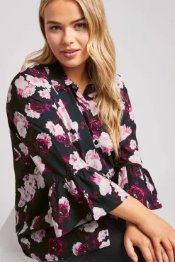 Printed Bell Sleeve Shirt