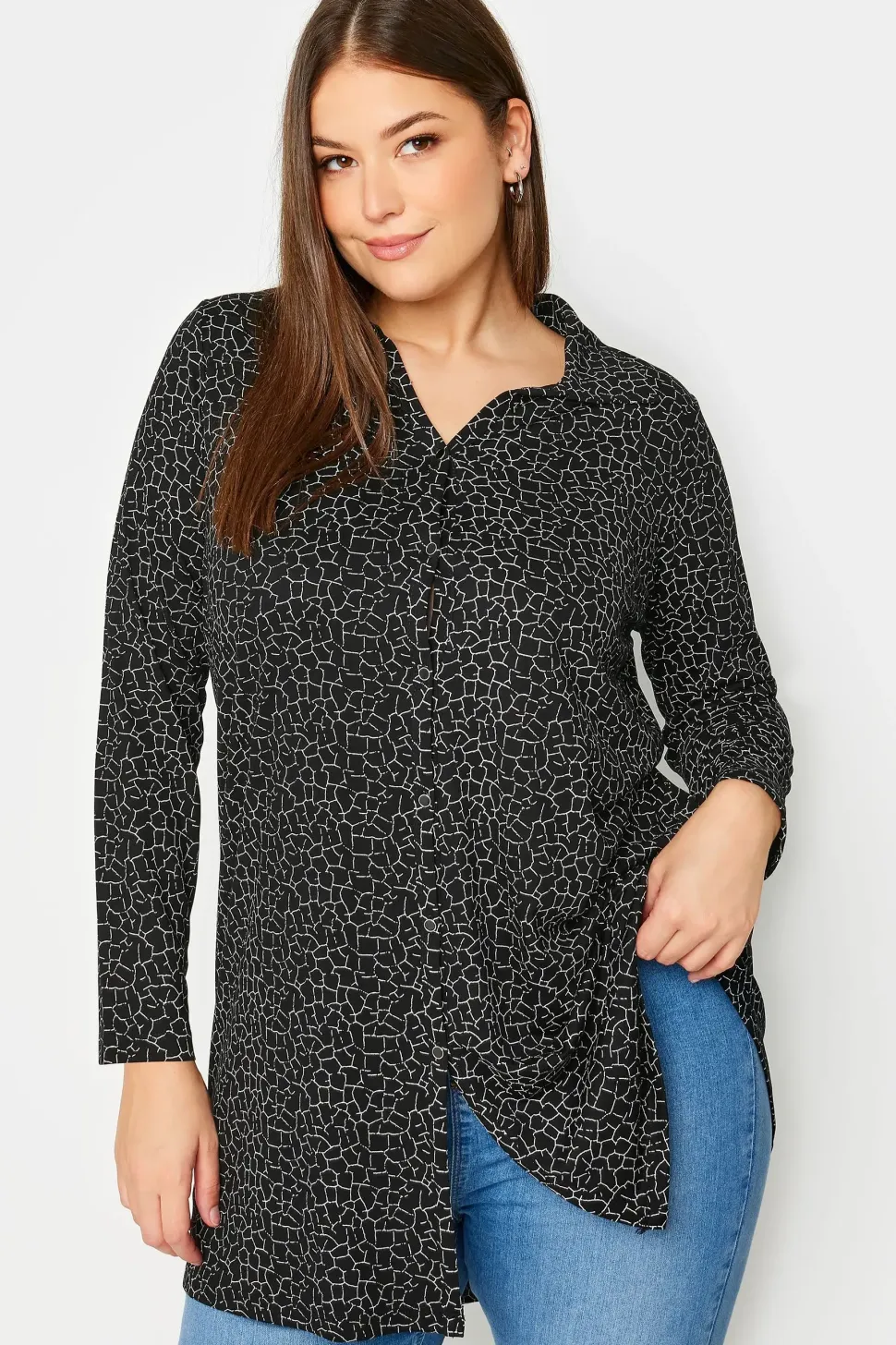 Printed Button Shirt