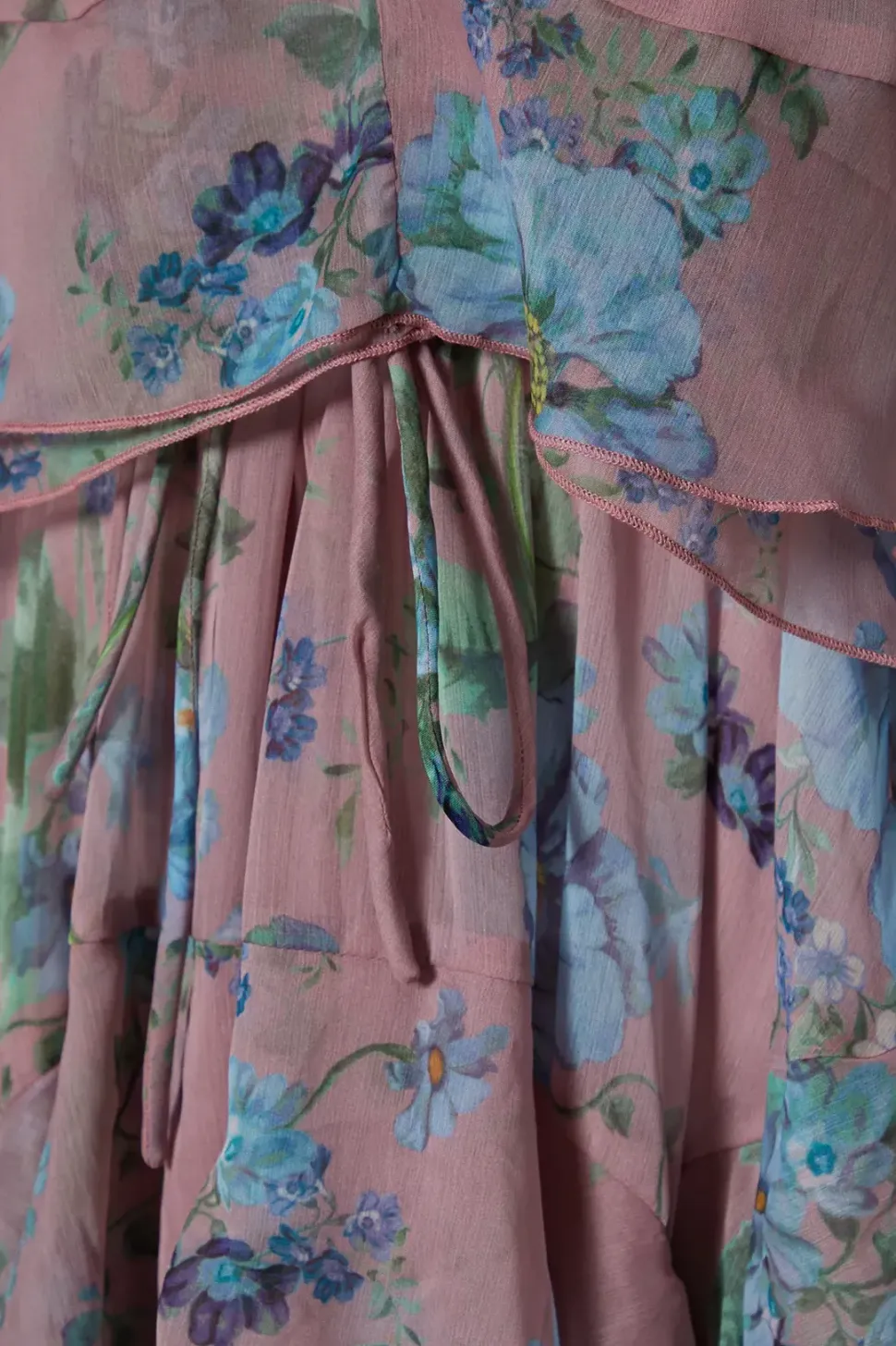 Printed Chiffon Boho Maxi Dress