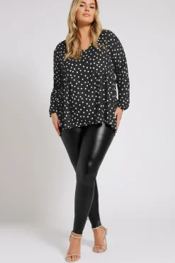 Printed Gathered Side Shirt