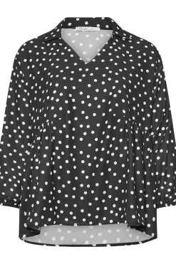 Printed Gathered Side Shirt