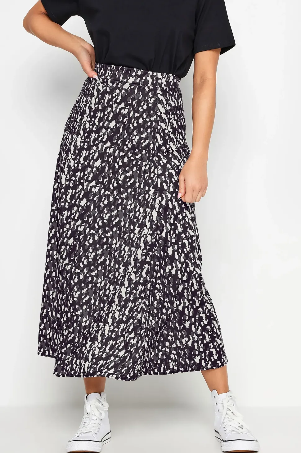 Printed Maxi Skirt
