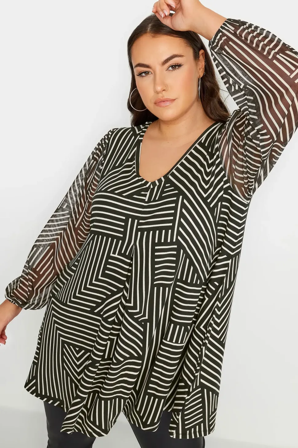 Printed Mesh Swing Top