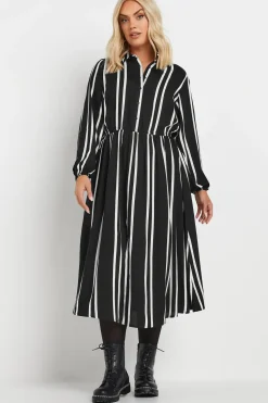 Printed Midi Shirt Dress