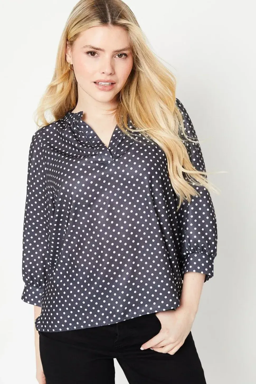 Printed Overhead Blouse