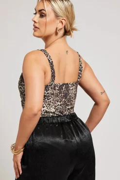 Printed Ruched Bodysuit