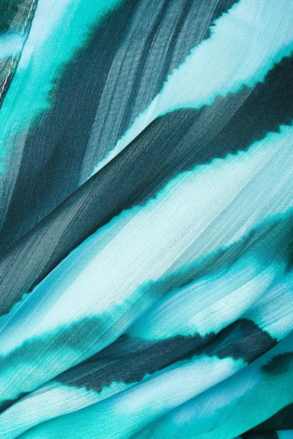 Printed Satin Wrap Front Shirt Dress