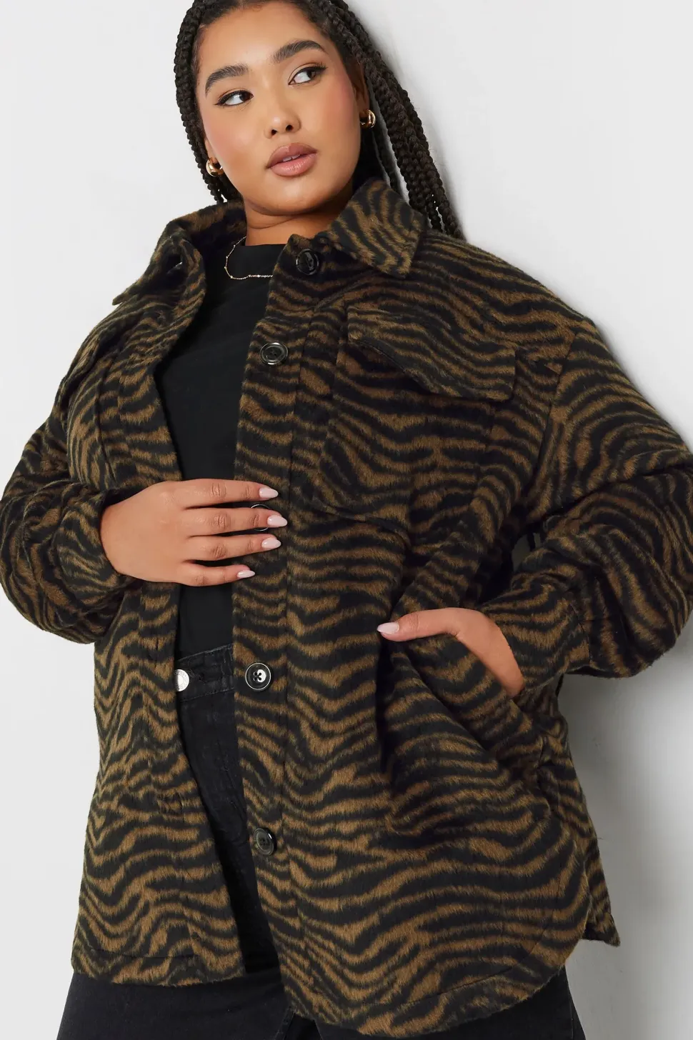 Printed Shacket