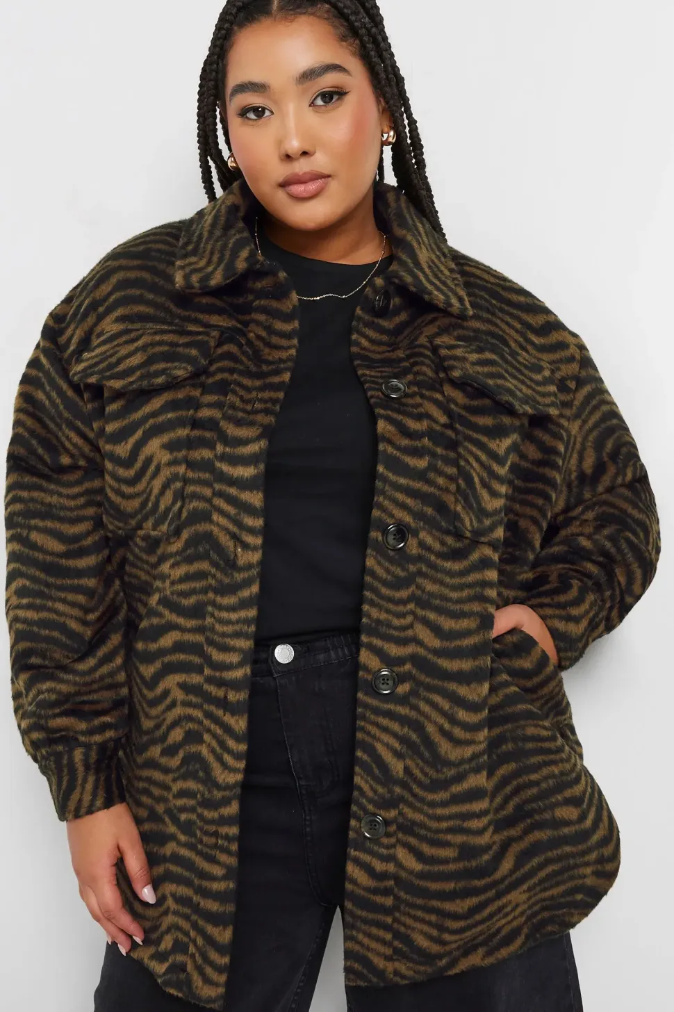 Printed Shacket