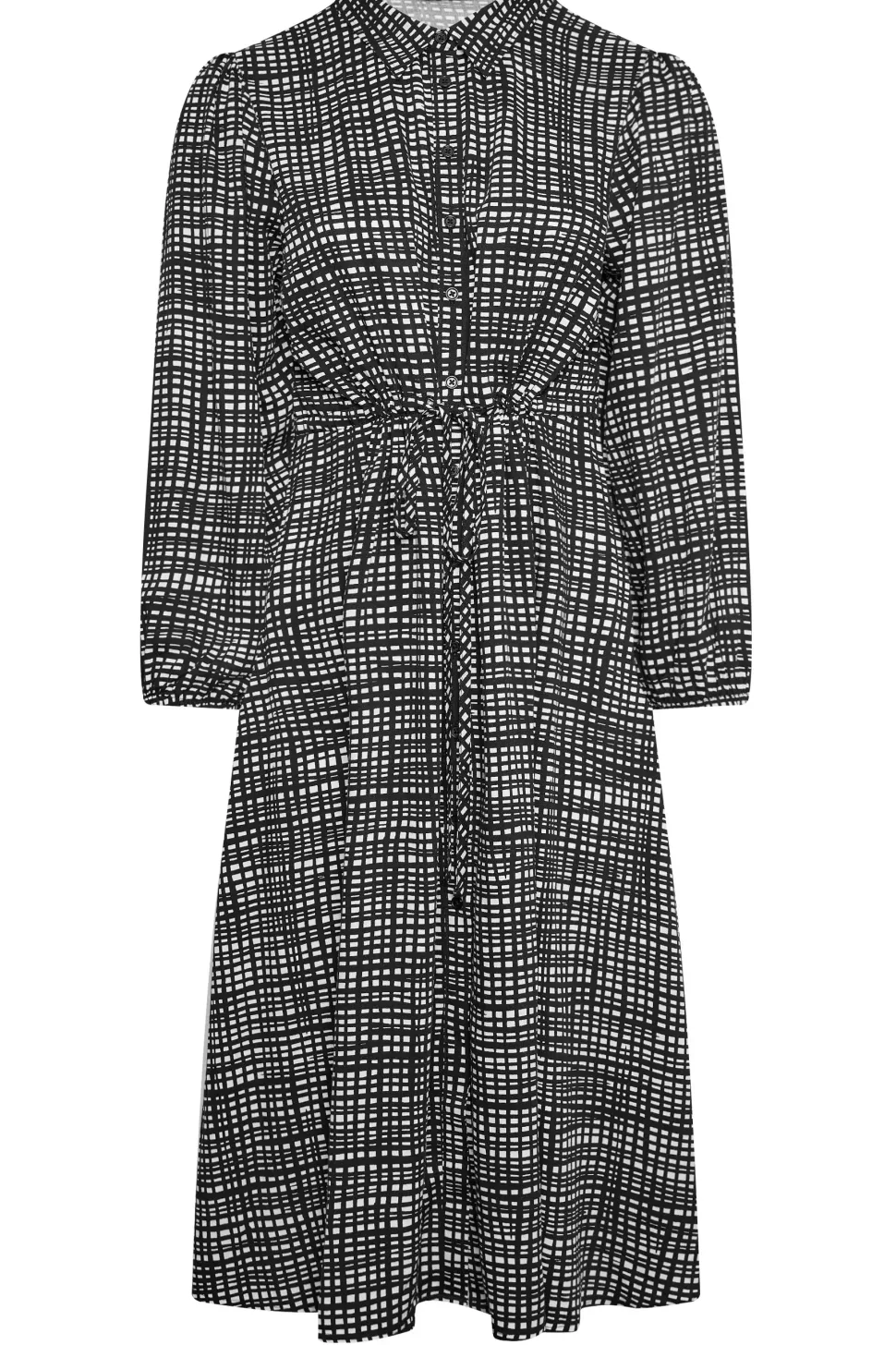 Printed Shirt Dress