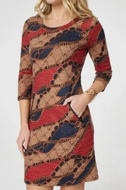 Printed Short Hem Tunic Dress