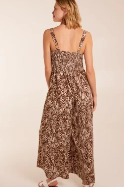Printed Side Pocket Jumpsuit