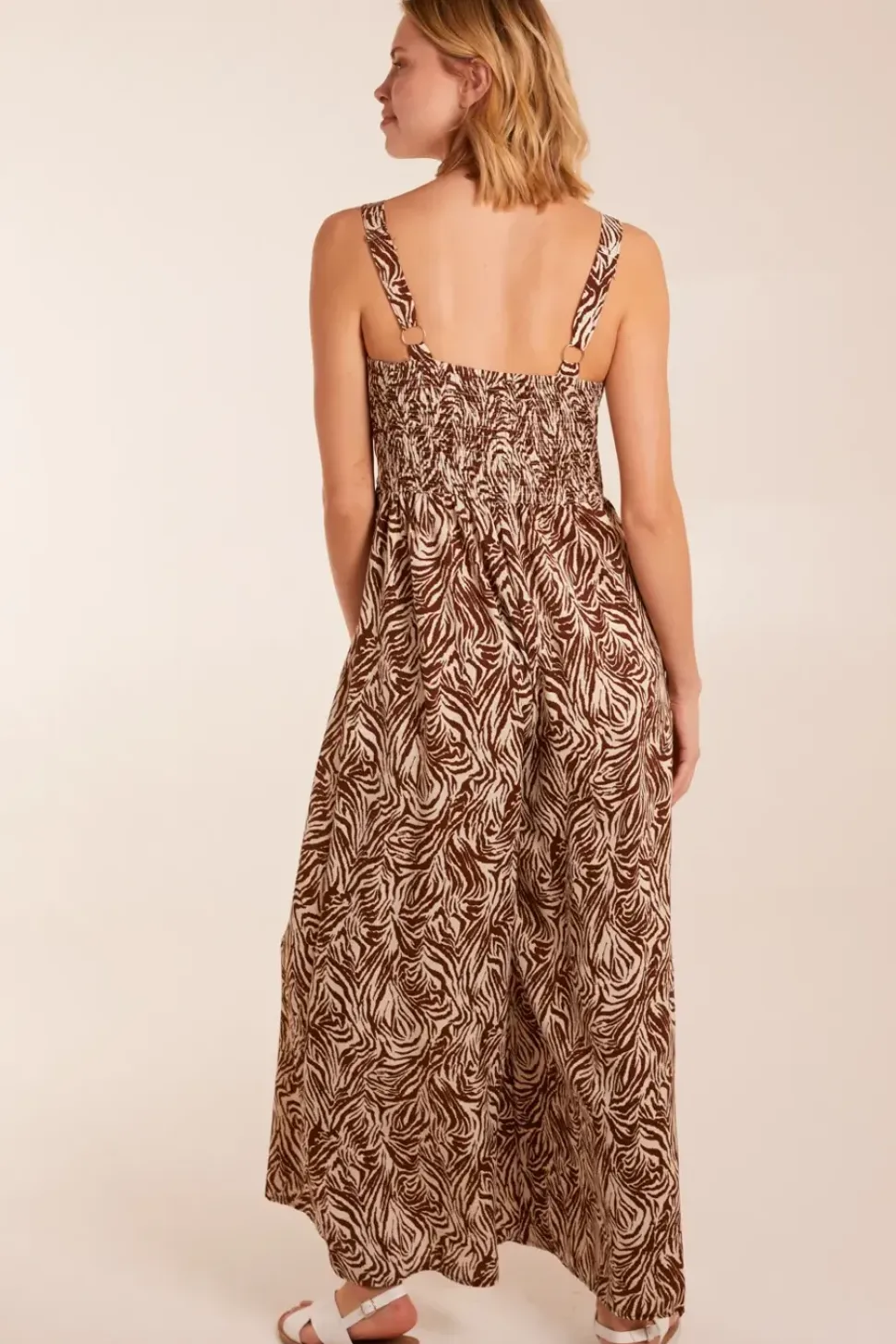 Printed Side Pocket Jumpsuit