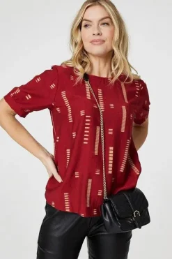 Printed 1/2 Sleeve Blouse