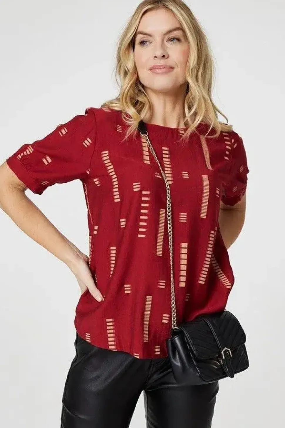 Printed 1/2 Sleeve Blouse