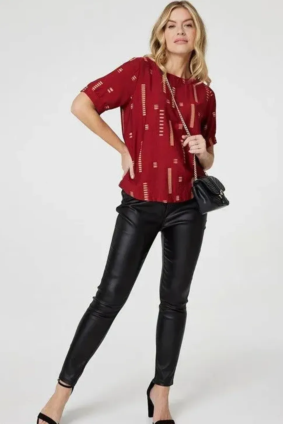 Printed 1/2 Sleeve Blouse