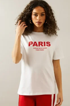 Printed Slogan Relaxed T-Shirt