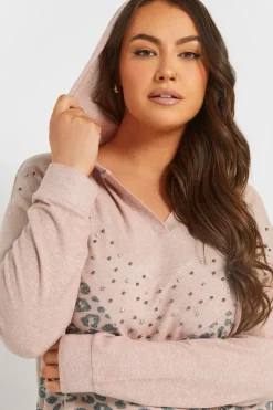Printed Stud Hoodie