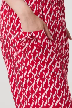 Printed Tapered Harem Trousers