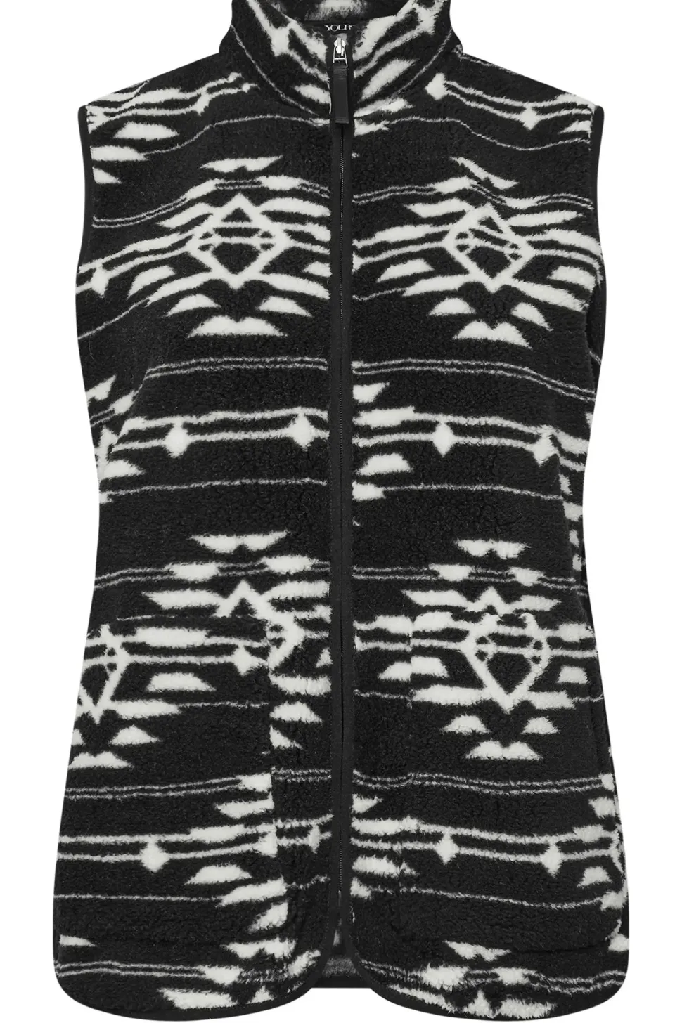 Printed Teddy Borg Gilet