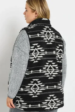 Printed Teddy Borg Gilet
