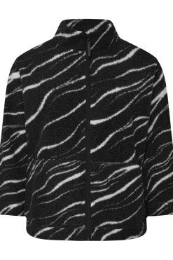 Printed Teddy Fleece Jacket