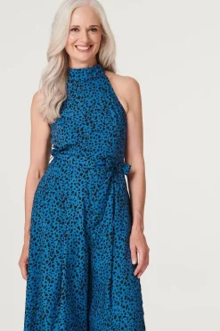 Printed Wide Leg Jumpsuit