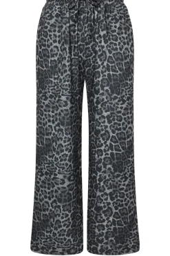 Printed Wide Leg Lounge Trousers