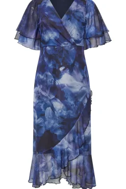 Printed Wrap Dress