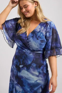 Printed Wrap Dress