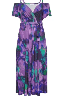 Printed Wrap Dress